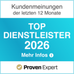 ProvenExpert Top Service Provider 2025